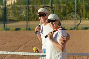 In Bad Birnbach gibt es auch Tennisplätze.