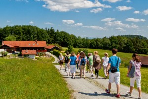 Rund um Bad Birnbach gibt es viele gut ausgebaute Wanderwege.